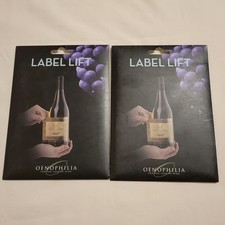 Oenophilia Label Lift Fogli Rimuovi Etichette Vino (2 Confezioni, 10 Strisce Ciascuna) 5"x6"