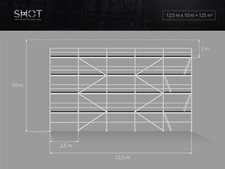 TOP QUALITY 125qm Alu-scaff 74