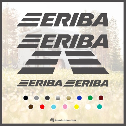 Adesivo set loghi eriba - adesivo, “eriba