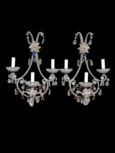 Coppia applique vetro stile - coppia,