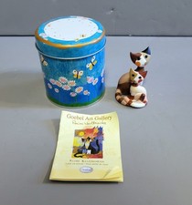 Statuina gatto porcellana