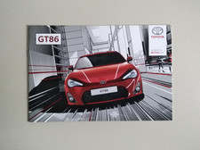 Depliant brochure Toyota GT86 - 2016