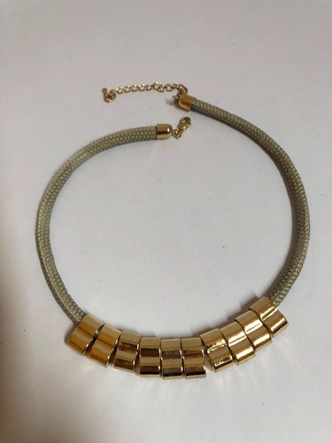 Girocollo choker rigido - girocollo, grigio