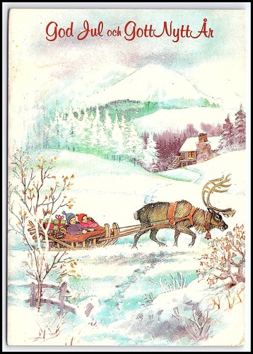 Vintage svedese buon natale - buon,