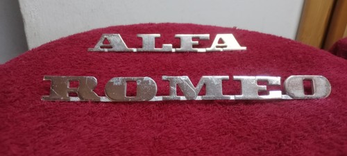 Alfa romeo epoca - alfa, scritta