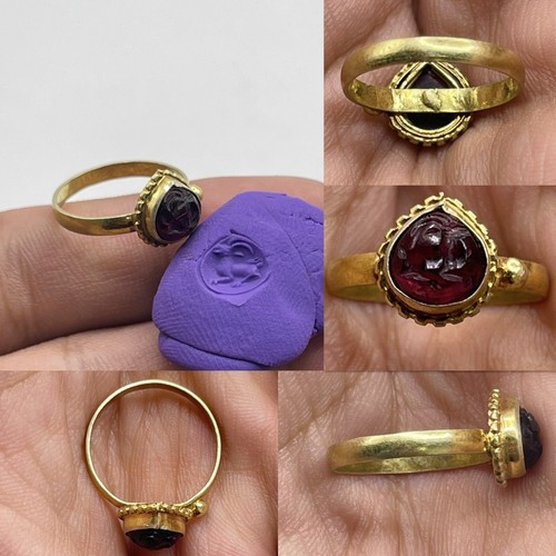Superbo anello antico - anello, romano
