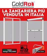 Zanzariera a Rullo Riducibile per Finestre Portefinestre Zanzariere in kit 