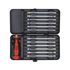 Set Cacciaviti Multiuso a T PH PZ TORX  Testa a Sfera Set 13pz - WÜRTH 0613760