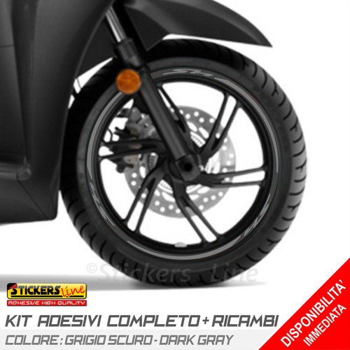 Adesivi cerchi honda 125 - cerchi, sh