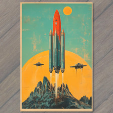 Cartolina space shuttle - space,