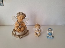 LOTTO 3 STATUE STATUETTA FATA FATINA FOLLETTO PIXIE 