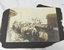 c.1910 pesca festa barca foto