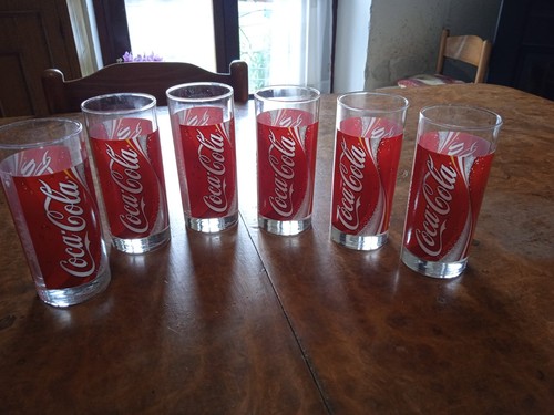 Set bicchieri coca - bicchieri, cola