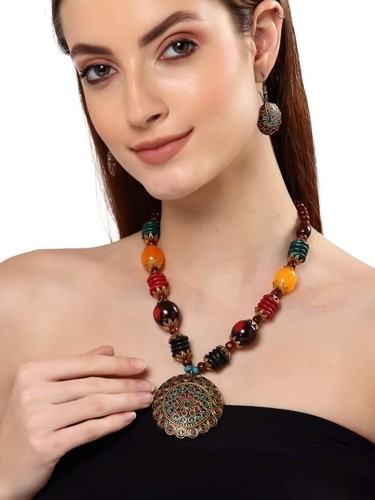 Ciondolo tribale boho - , indiano