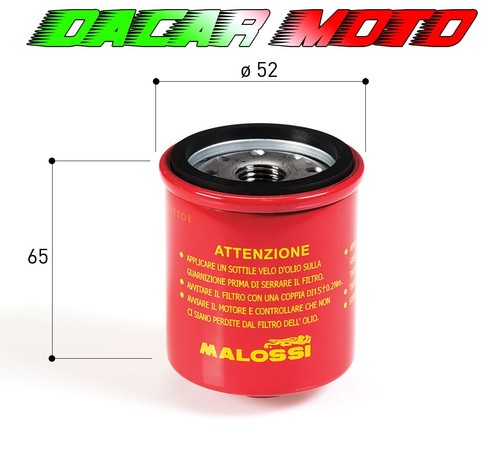 Filtro olio malossi - filtro, gilera