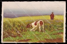 Artista Firmato L. Metlicovitz Puntatore Canna Caccia Caccia Caccia Degami serie 778 pz ZG3560