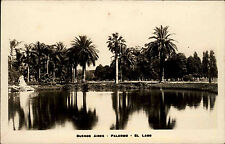 Cartolina Buenos Aires Argentina Argentina ~1930/40 Palermo El Lago laghetto lago palme