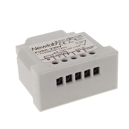 Newlab push 230v led dimmer - led,