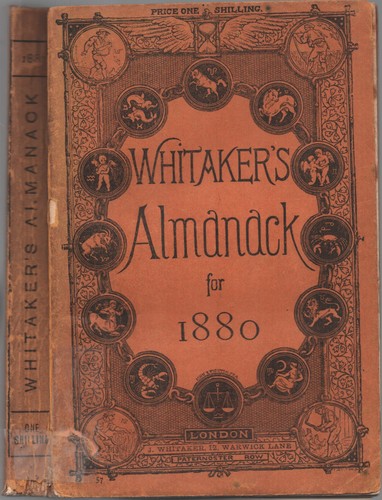 Whitaker almanack for 1880 - almanack,