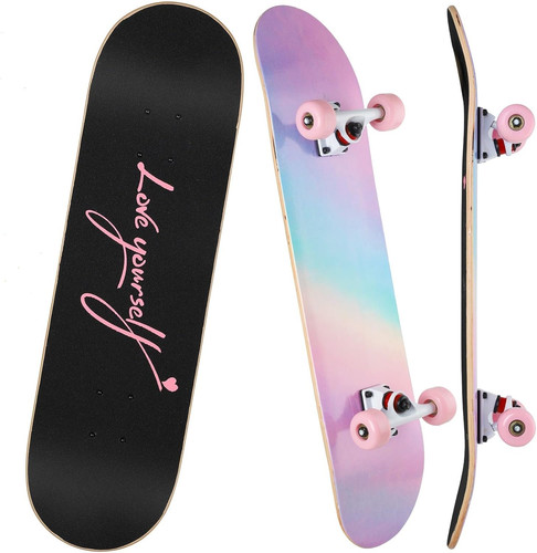 Skateboard adolescente ragazza - adolescente,