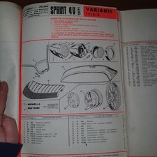 MOTO BENELLI - LISTINO PEZZI DI RICAMBI - SPRINT 4V