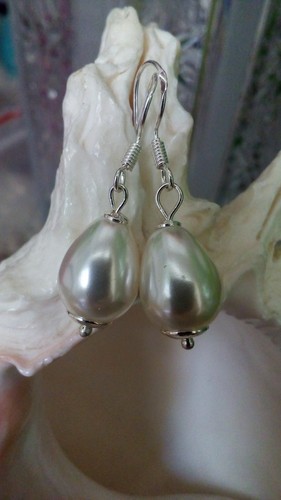 Orecchini argento 925 perle - orecchini,
