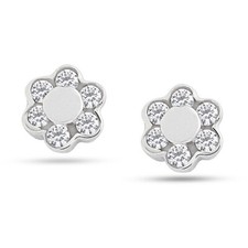 orecchini oro bianco 18 kt 750