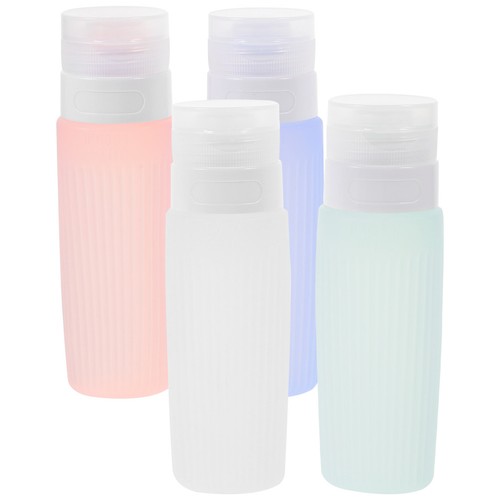 4pz bottiglie liquide silicone - bottiglie,