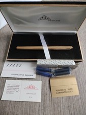 Cofanetto Lalex Gold Plated Penna Vintage placcato oro laminato