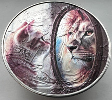 Cat Reflects Lion - American Silver Eagle 1 oz .999 moneta dollaro argento limitato