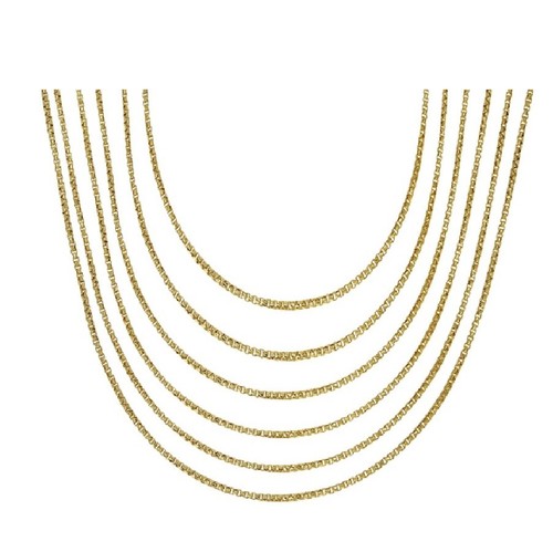 Collana catena scatola