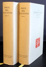 POETI DEL DUECENTO. LETTERATURA ITALINA VOL 2 TOMO I-II. CONTINI. RICCARDI.