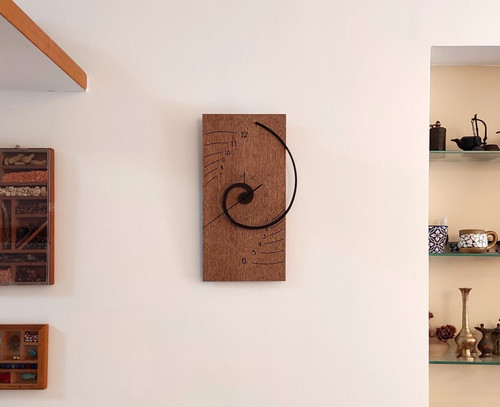 Orologio parete spirale - a,
