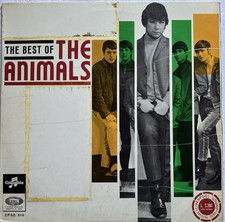 The Animals – The Best Of The Animals,used LP, first press 1966 Italy VG and VG+