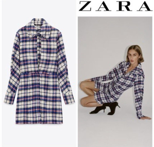 Zara mini abito camicia donna - abito,