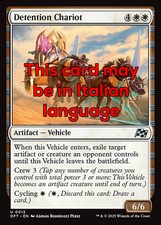 MTG DETENTION CHARIOT FOIL EXC - CARRO CARCERARIO 12 - DFT - MAGIC