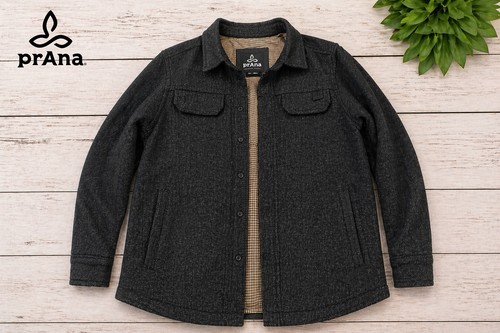 Giacca camicia uomo prana lana - giacca,