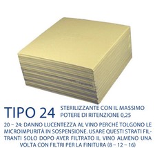 Cartoni filtranti pezzi - cartoni,