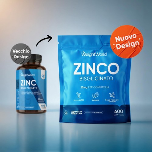Zinco bisglicinato 25mg puro - zinco,