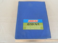 CATALOGO PARTI DI RICAMBIO ORIGINALE CAMION FIAT 619 N1 N1P 1974