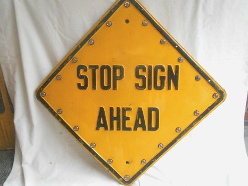 Stop sign forward - , forward"--segnale
