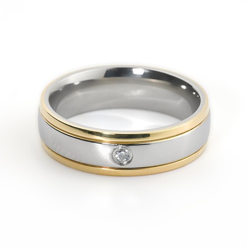 Anello nuovo titanio uomo
