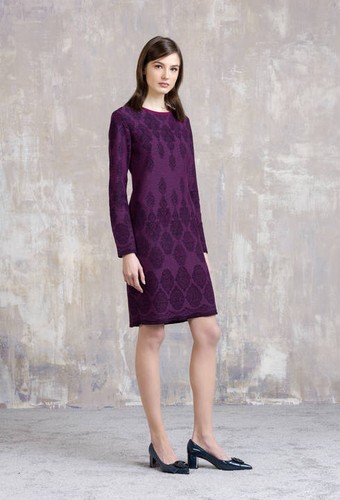 Ivko vestito rosso bordeaux - rosso,