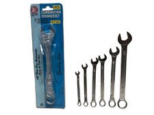 6 CHIAVI INGLESI COMBINATE FORCHETTA E ANELLO SET MISURE DA 6 A 17 MM