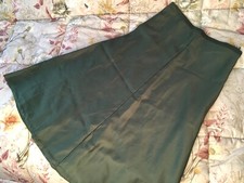 Gonna Longuette Verde Scuro