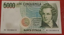 Banconota SUP 5000 Lire