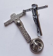 CRUCIFIED SKINHEAD PIN (MBA