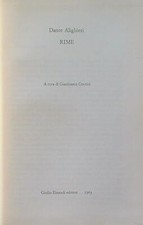RIME. ALIGHIERI DANTE EINAUDI