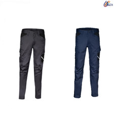 PANTALONE UOMO DA LAVORO COFRA BUSOT STRETCH COTONE/POLIESTERE MULTITASCHE S-2XL