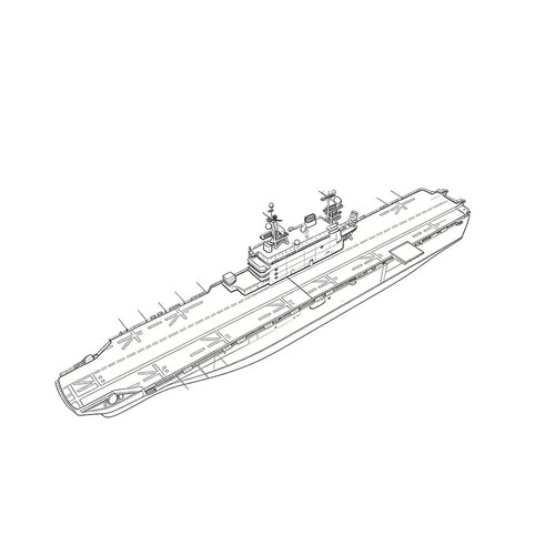 Linea galleggiamento nave - di,